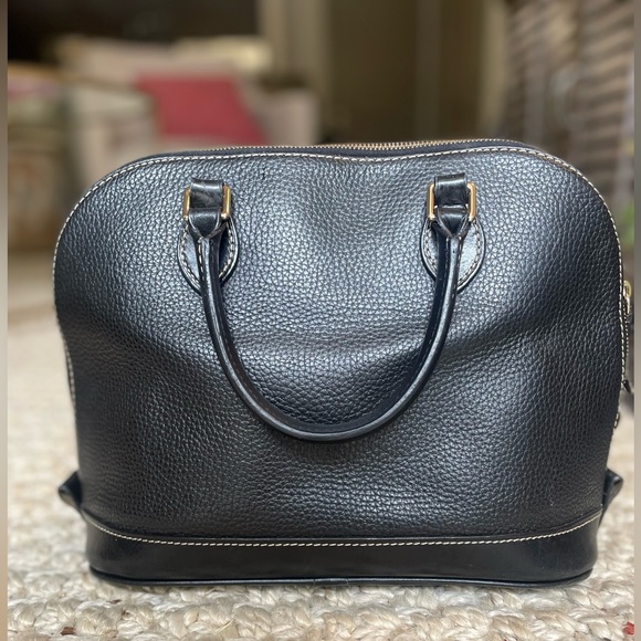 Dooney & Bourke Black Leather Handbag - Picture 6 of 8